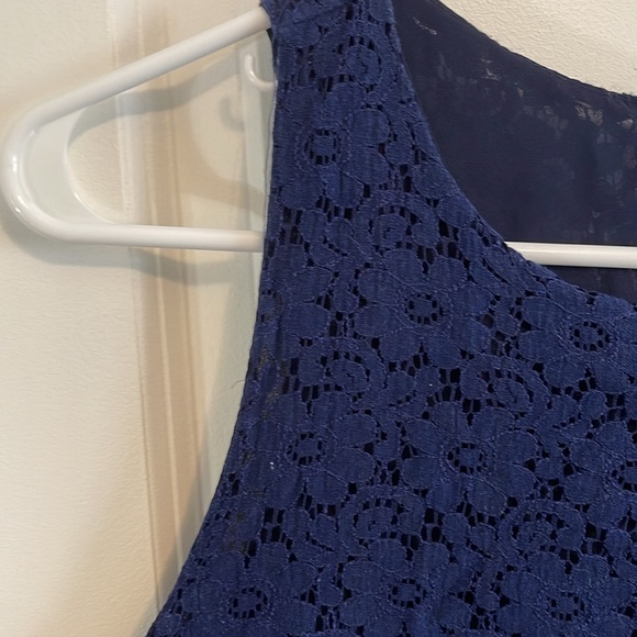 Jella Couture navy blue tank size large - Picture 2 of 3
